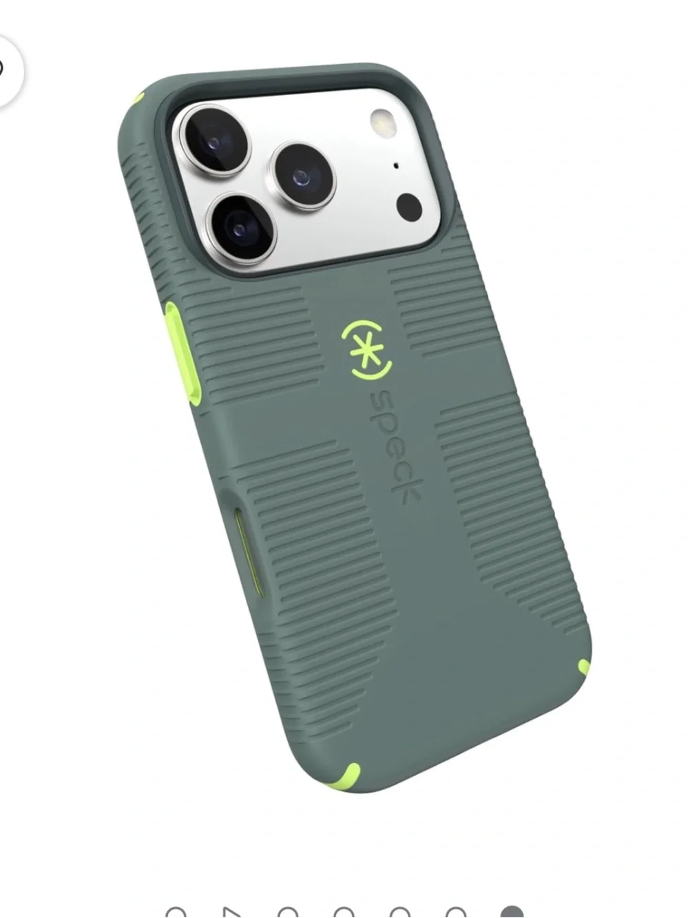 speck Olive Green Rugged Protective Phone Case iPhone 17 pro